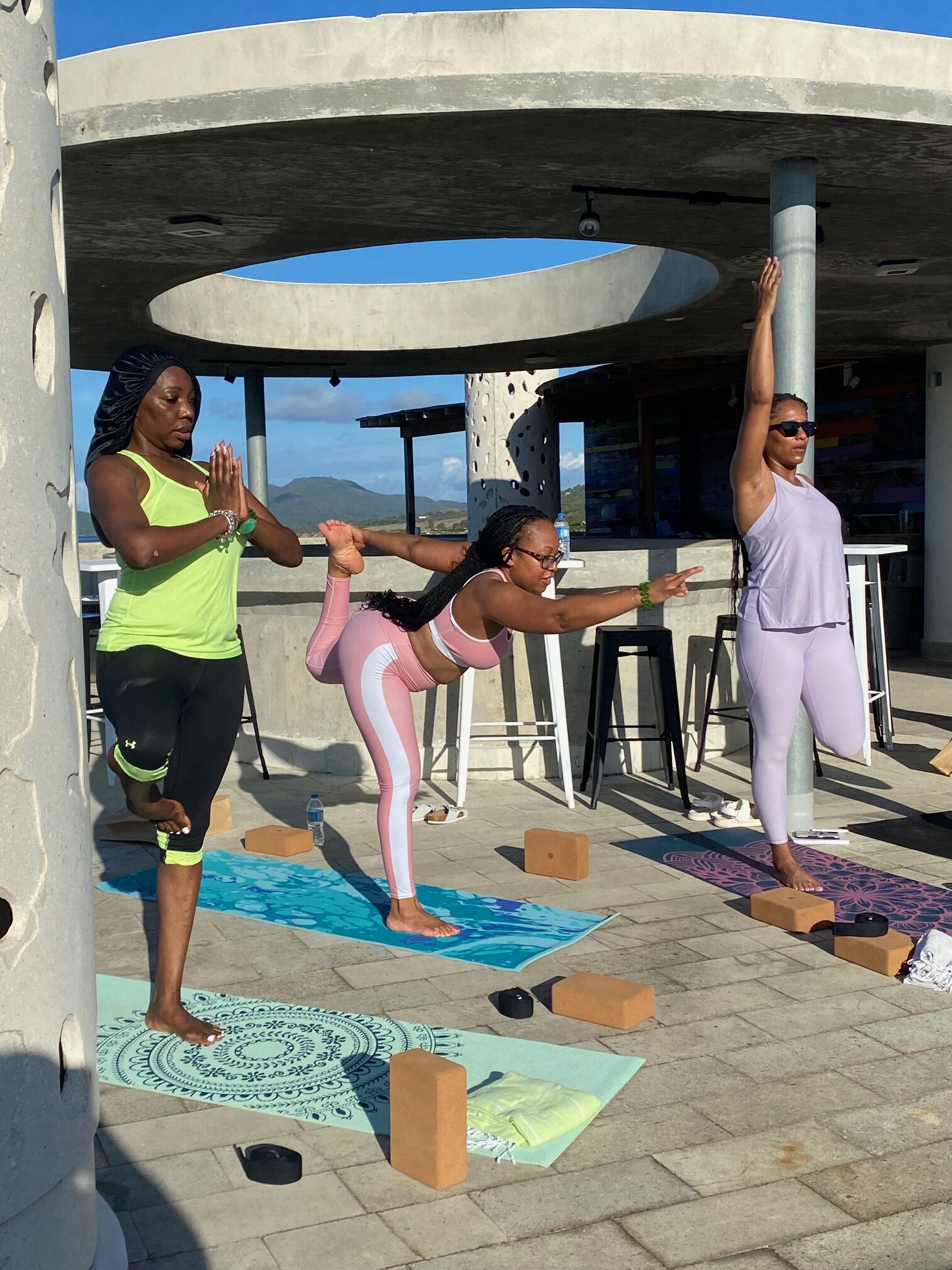 womens weekend sunrise yoga in vieques