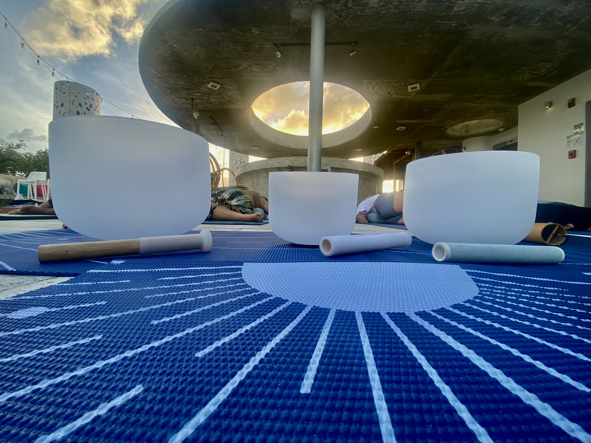 rooftop sunset sound bath 